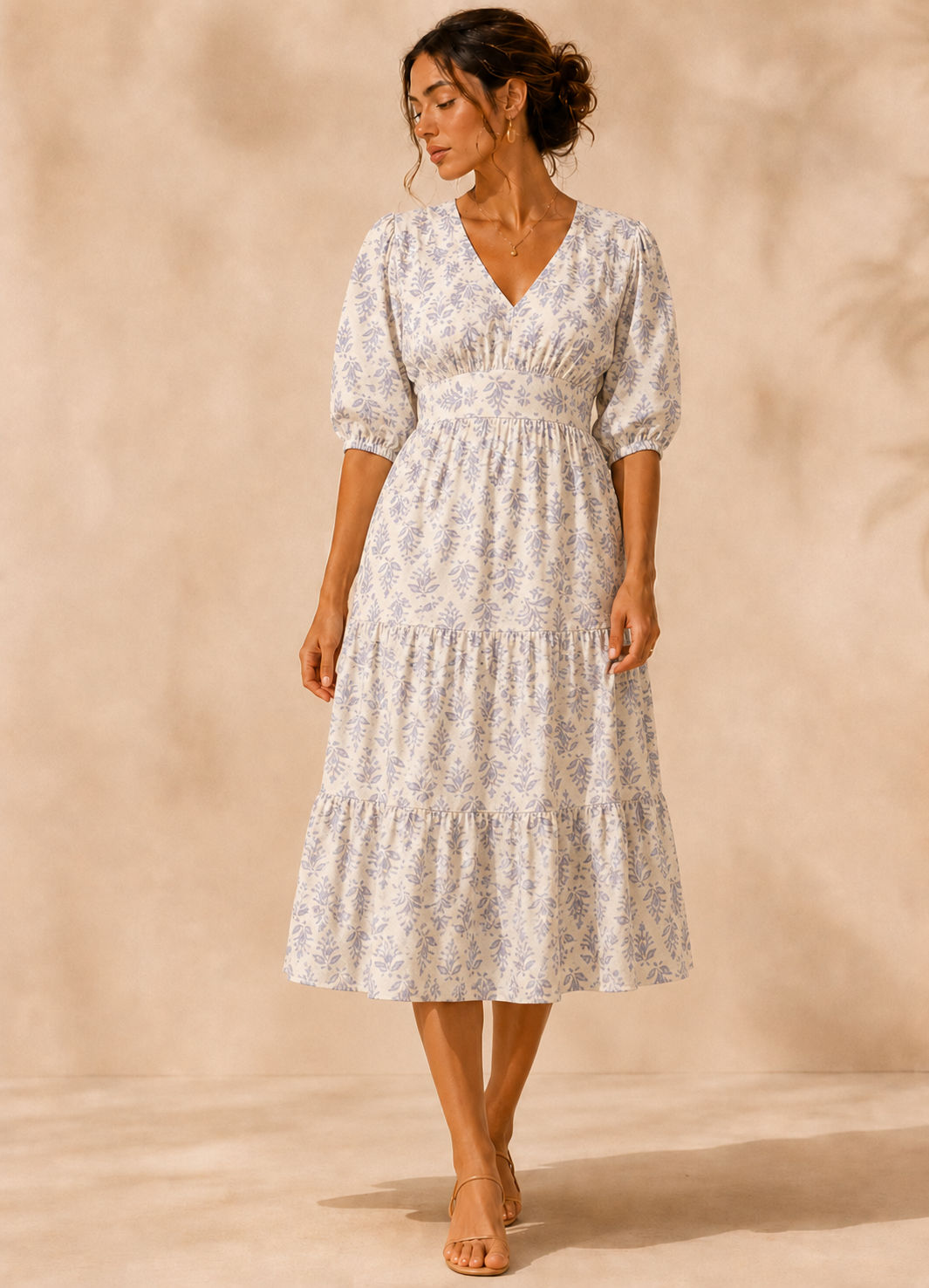 The Elara Midi Dress